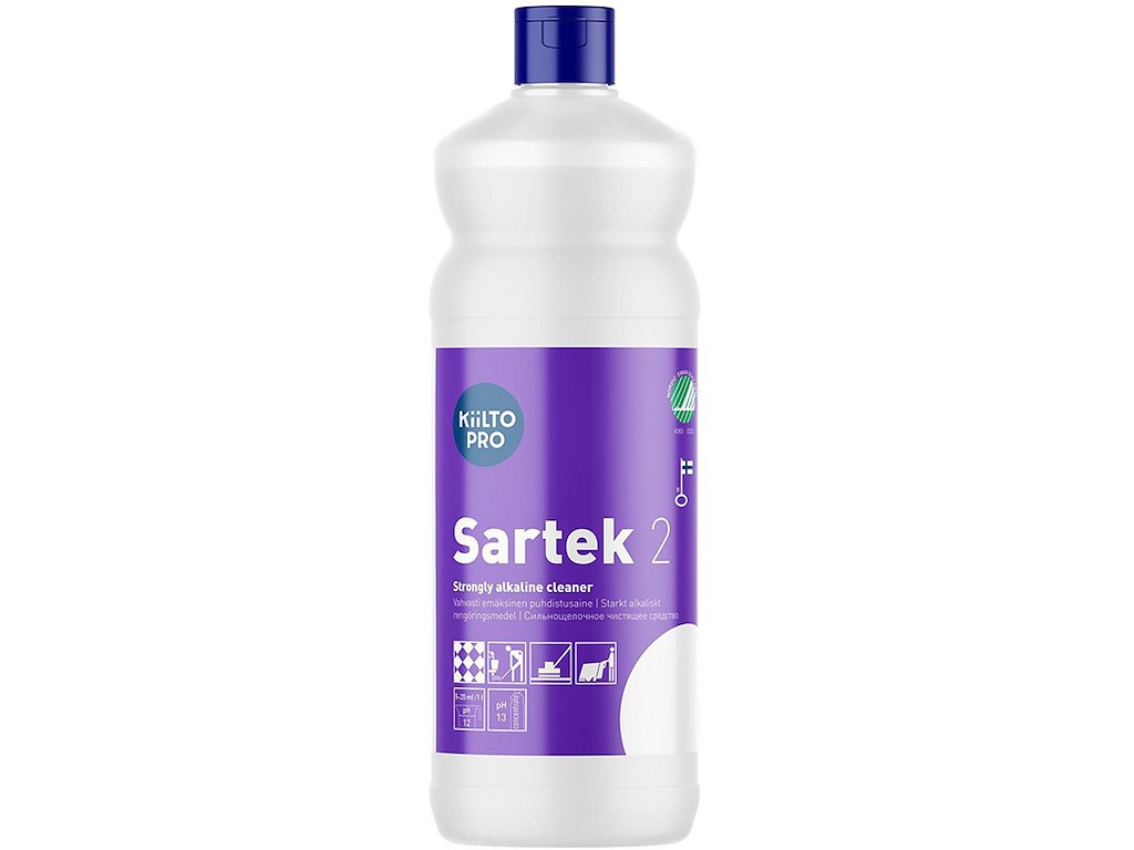 Grundrengøring, Til værksteder, Uden farve, Uden parfume, 1 liter, Kiilto Pro Sartek 2