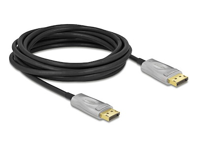 DeLOCK 85879 DisplayPort kabel 5 m Sort, Grå