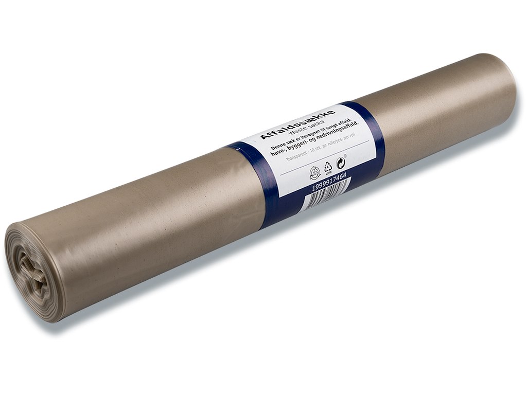 Affaldssække, 115 liter, 1 rulle, 10 sække pr rulle, Abena