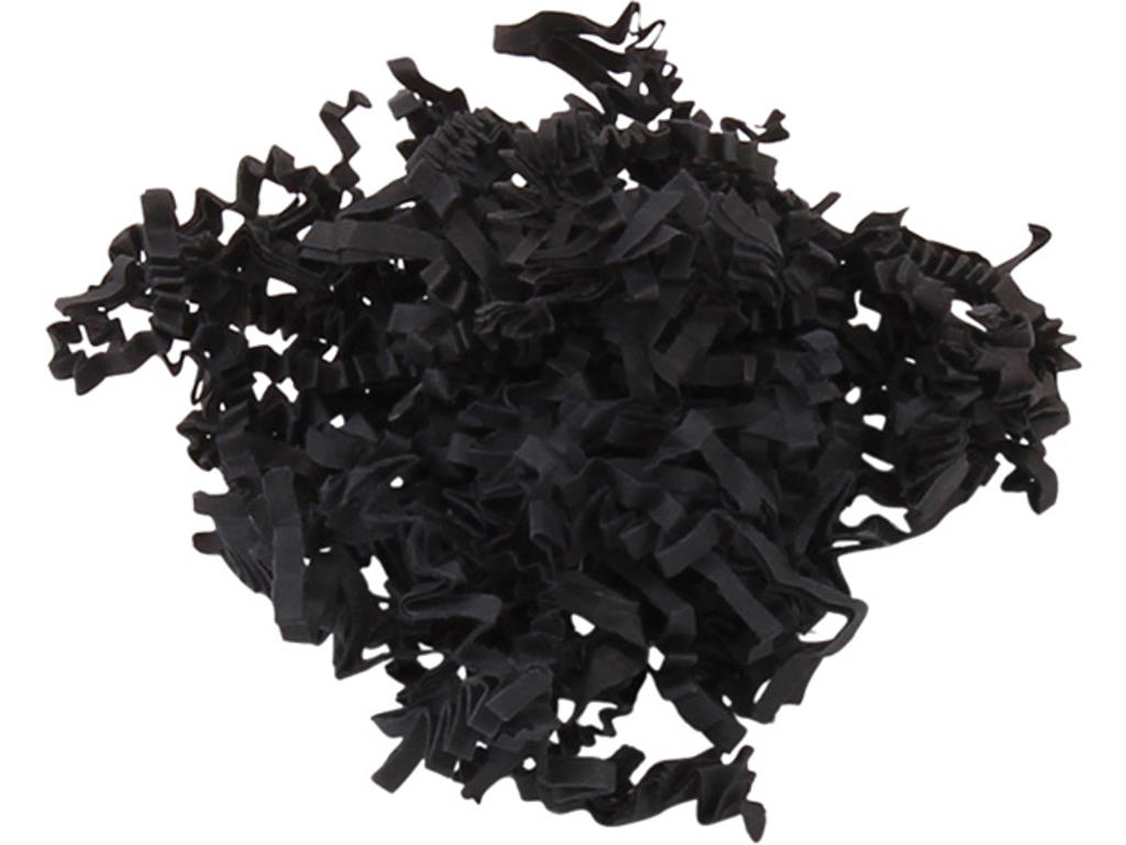Dekorationsfyld Sizzelpak papir sort 10kg