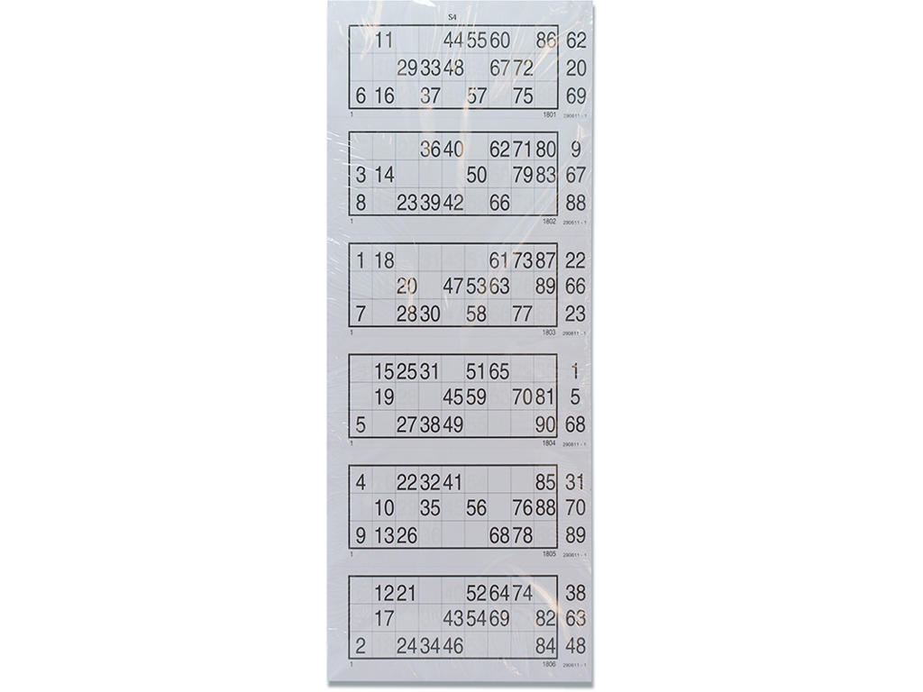 Stjernebingo 3 MAXI, 3 blokke