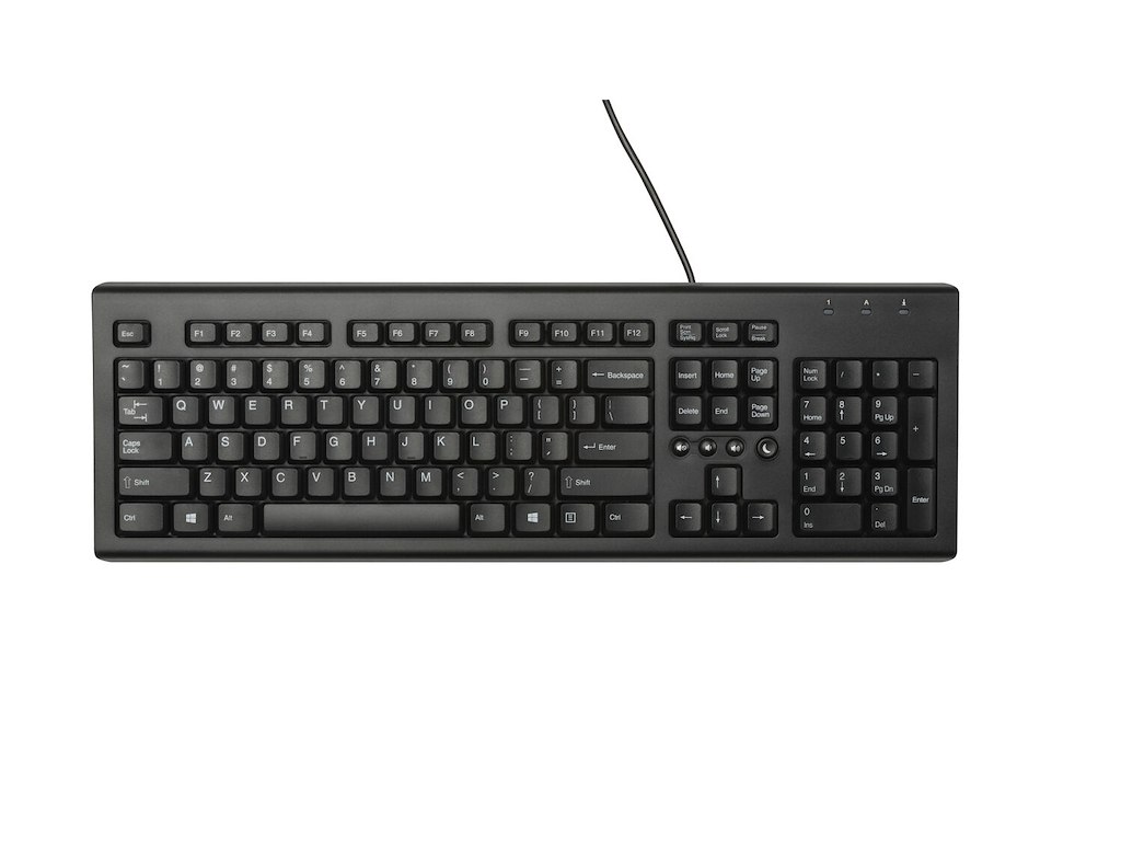HP WZ972AA tastatur USB Sort