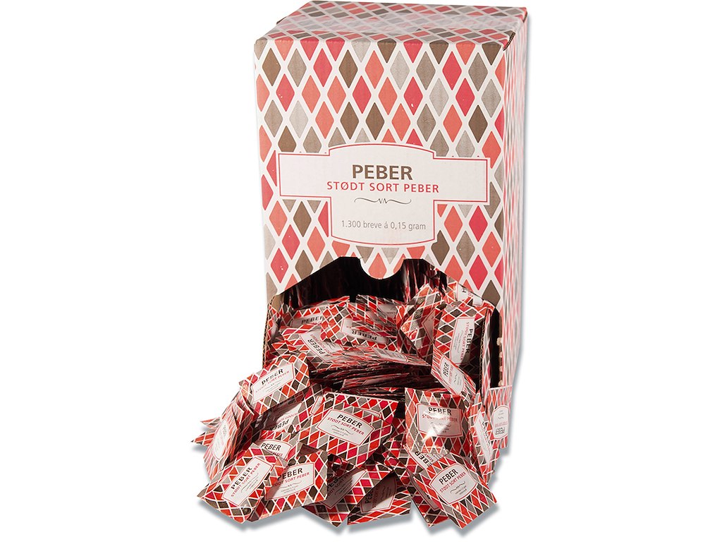 Peber, I brev, 0.15 g, 1300 breve, 