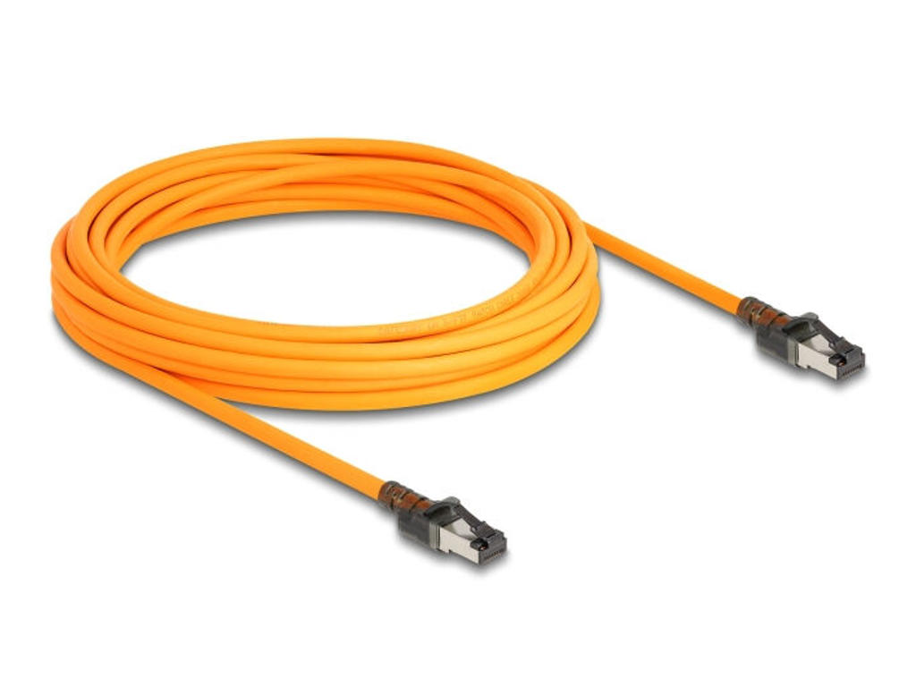 DeLOCK 80415 netværkskabel Orange 7,5 m Cat6a S/FTP (S-STP)