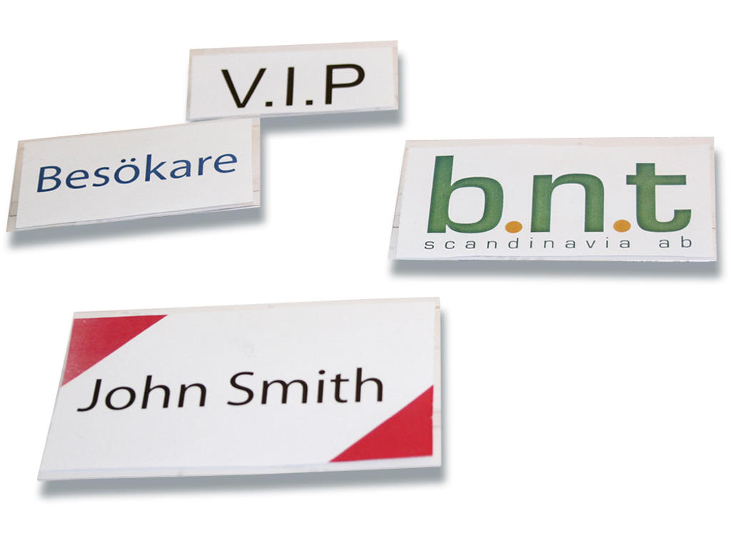 Indstik, Til navneskilte, 300 stk, 48x88 mm, BNT Office 