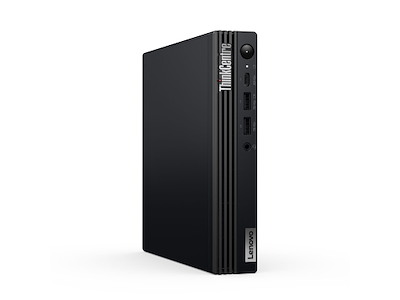 Lenovo ThinkCentre M70q Gen 5 Intel® Core™ i3 i3-14100T 8 GB DDR5-SDRAM 256 GB SSD Windows 11 Pro Mini PC Sort