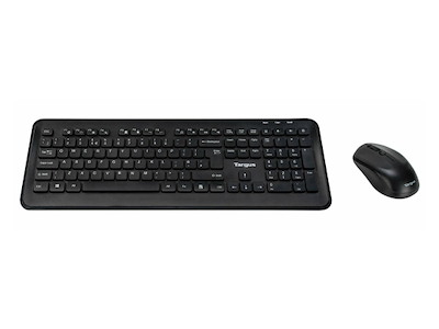 Targus AKM610UK tastatur Mus inkluderet Universel RF trådløst QWERTY Engelsk Sort