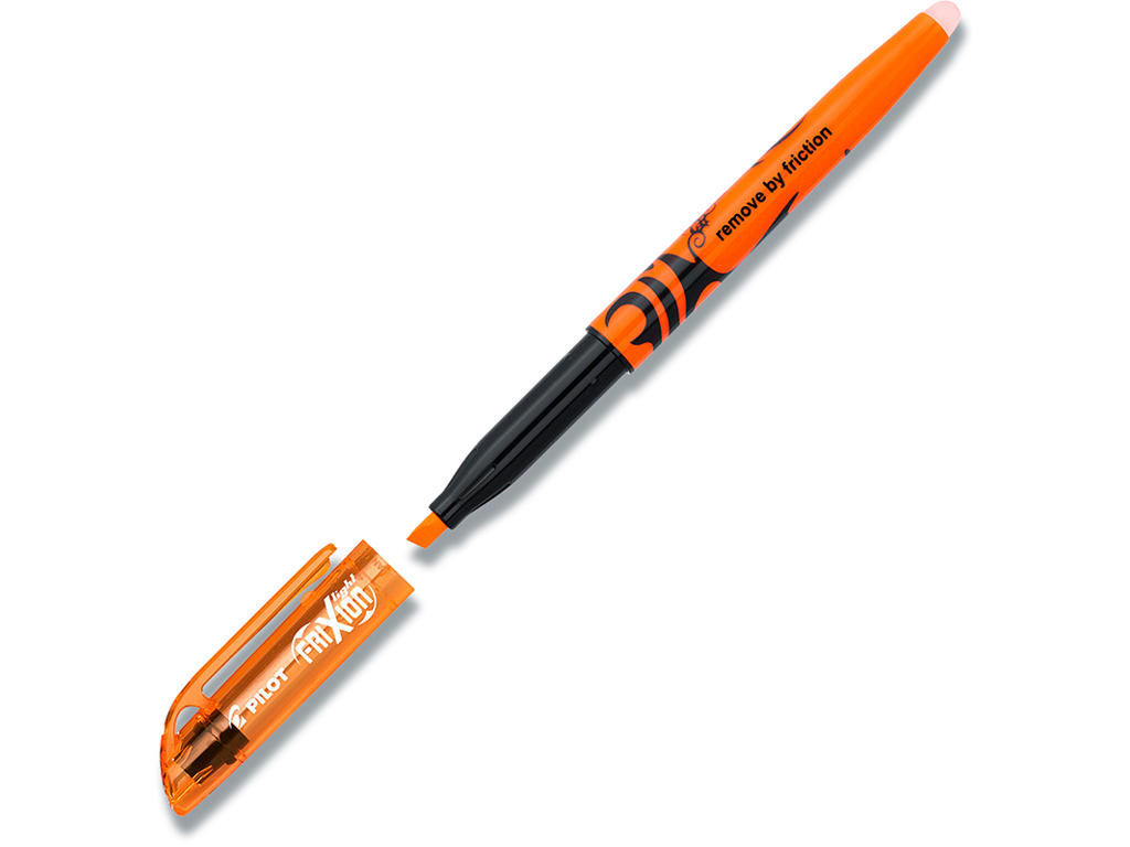 Tekstmarker, Hætte med clip, Orange, 1 stk, Pilot FriXion Light SW-FL-O