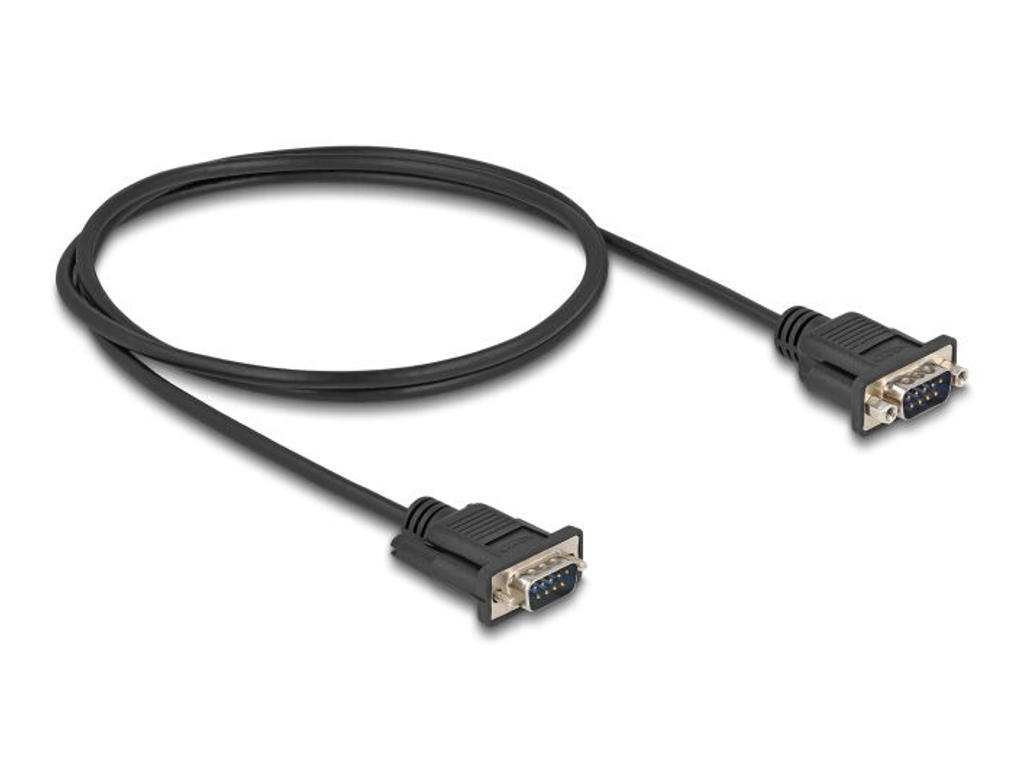 DeLOCK 88000 serielkabel Sort 1 m RS-232