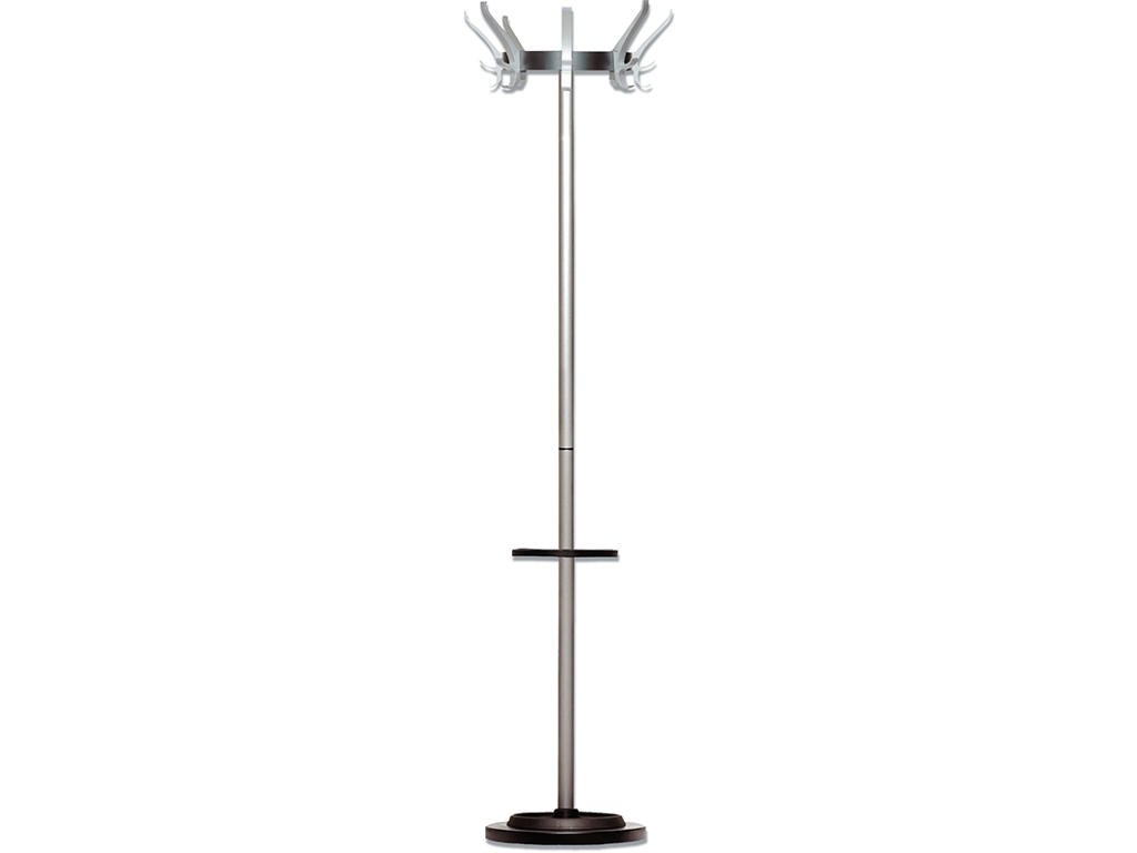Stumtjener, 8 knager, 176 cm, Aluminium, Unilux Cypres 