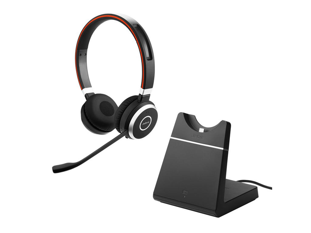 Jabra Evolve2 65 Headset Trådløs Kontor/Callcenter USB Type-A Bluetooth Sort