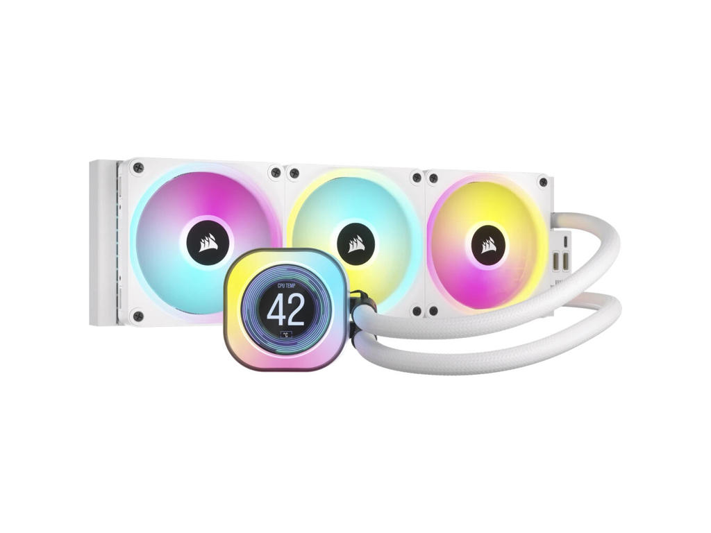 Corsair CW-9061010-WW Computerkølesystem Processor Luftkøler 12 cm Hvid 3 stk