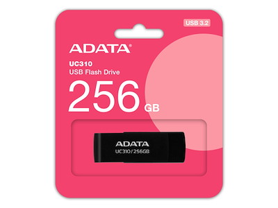 ADATA UC310 USB-nøgle 256 GB USB Type-A 3.2 Gen 1 (3.1 Gen 1) Sort