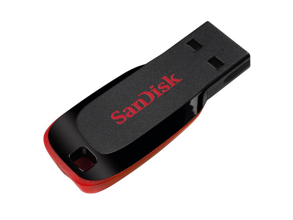 SanDisk Cruzer Blade USB-nøgle 32 GB USB Type-A 2.0 Sort, Rød