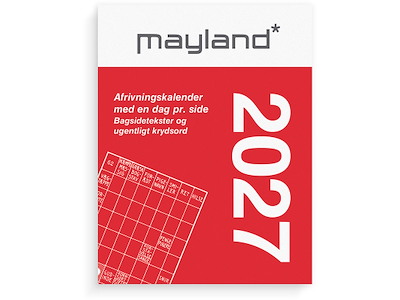 Afrivningskalender, 2027, Broderi, Mayland