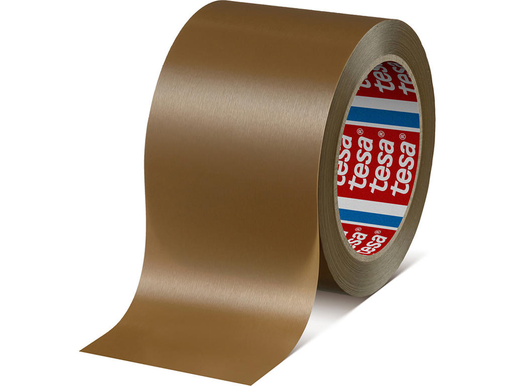Tape - emballage, 75mm x 66m, Brun, 1 rulle, Tesa 4100