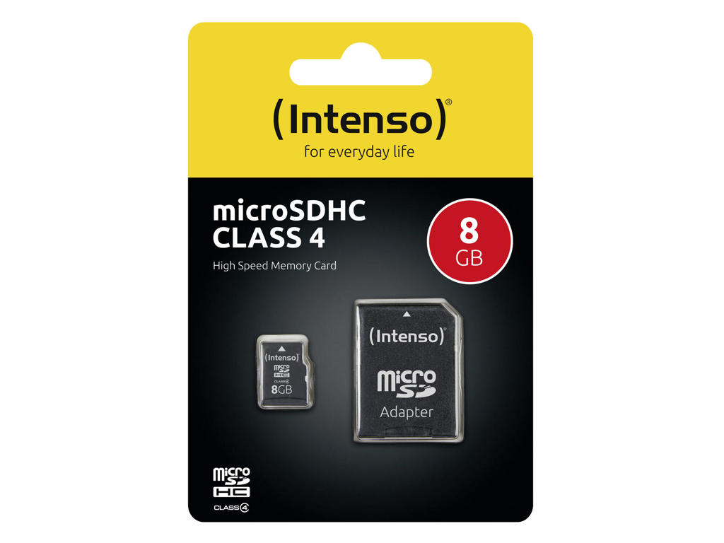 Intenso 3403460 hukommelseskort 8 GB SDHC Klasse 4