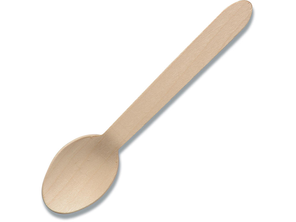 Spiseske, Engangs, Birketræ, 16 cm, 100 stk, Gastro 