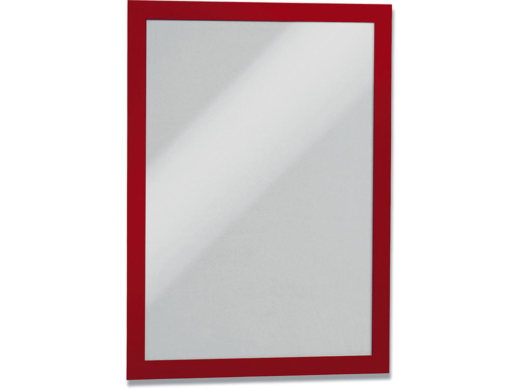 Inforamme, A4, Rød, Selvklæbende, 10 stk, Durable DURAFRAME