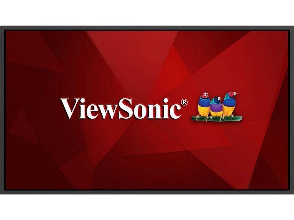 Viewsonic CDE43G3-1C skilte display Digital fladpaneldisplay 109,2 cm (43") LCD 500 cd/m² 4K Ultra HD Sort 24/7