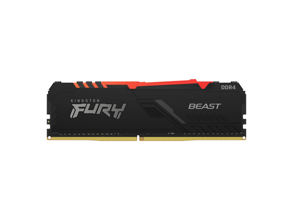 Kingston Technology FURY Beast RGB hukommelsesmodul 8 GB 1 x 8 GB DDR4 3600 MT/s