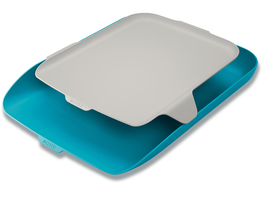 Brevbakke, Rolig blå, A4 til C4, Med skrivebordsordner, Leitz Cosy 