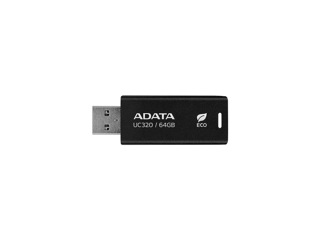 ADATA UC320 USB-nøgle 64 GB USB Type-A 3.2 Gen 1 (3.1 Gen 1) Sort