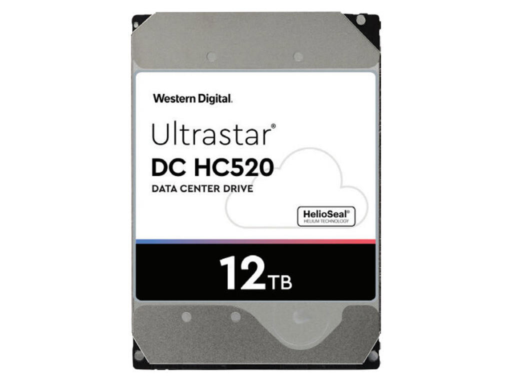 Western Digital Ultrastar DC HC520 12TB harddisk 7200 rpm 256 MB 3.5" Serial ATA III