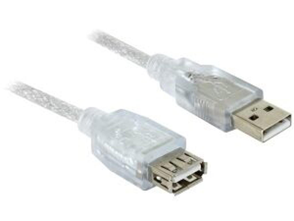 DeLOCK 82239 USB-kabel USB 2.0 1,8 m USB A Hvid