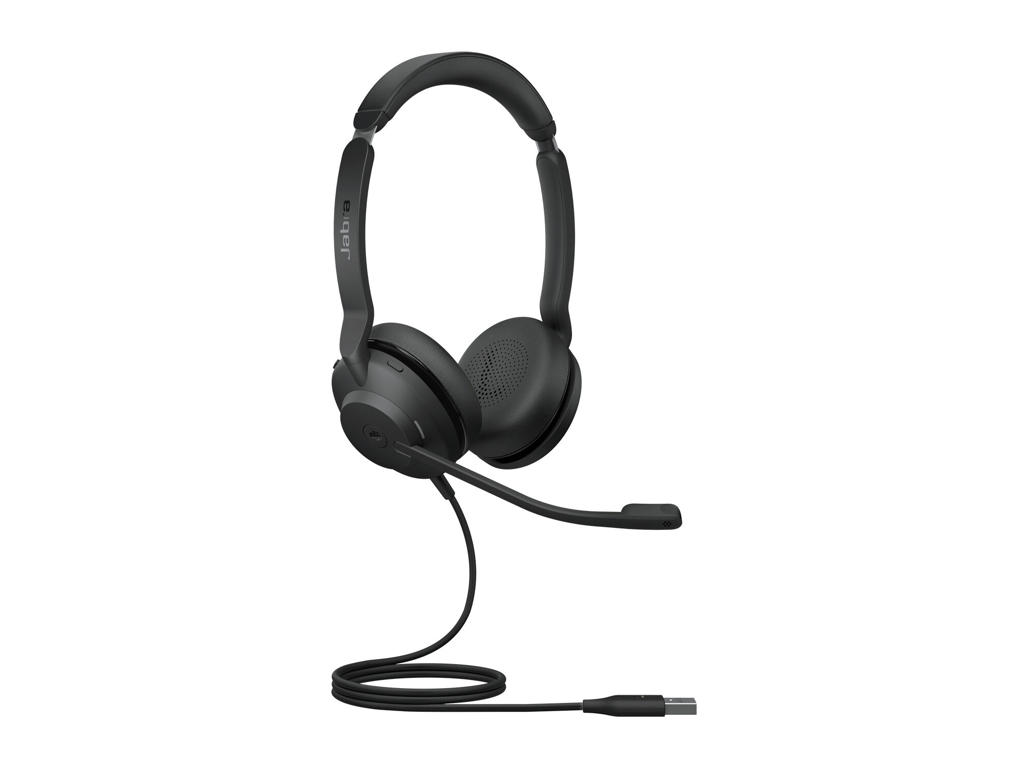 Jabra Evolve2 30 Headset Ledningsført Kontor/Callcenter USB Type-A Sort
