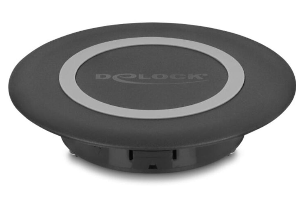DeLOCK 66284 oplader til mobil enhed Smartphone Sort USB Trådløs opladning Indendørs