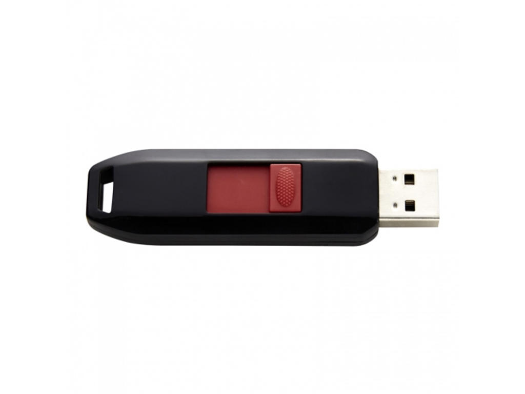 Intenso 16GB USB2.0 USB-nøgle USB Type-A 2.0 Sort, Rød