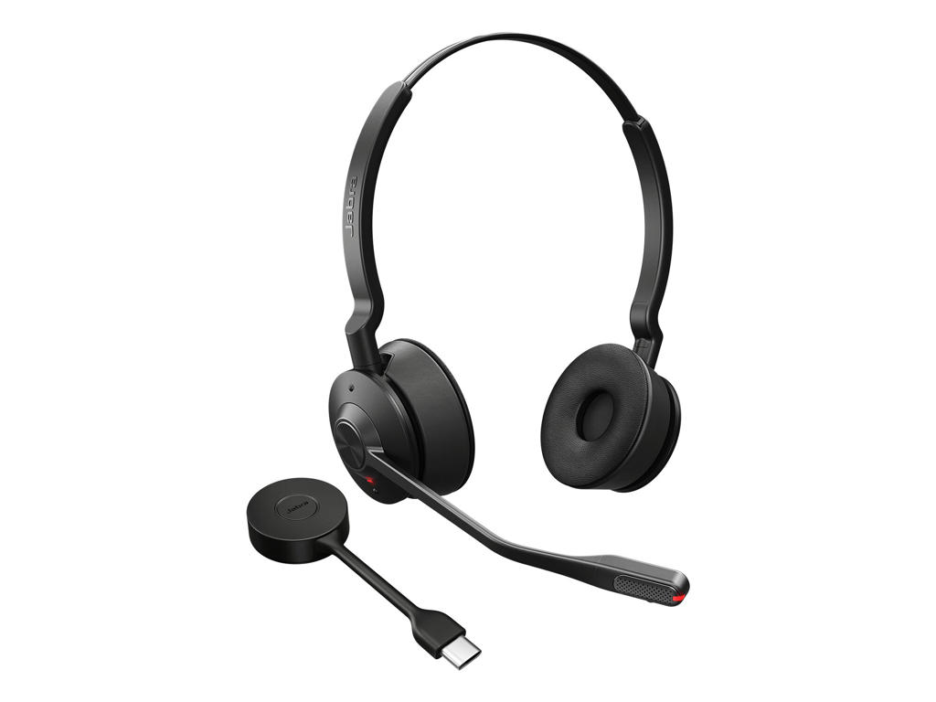 Jabra Engage 55 SE Headset Trådløs Kontor/Callcenter Sort