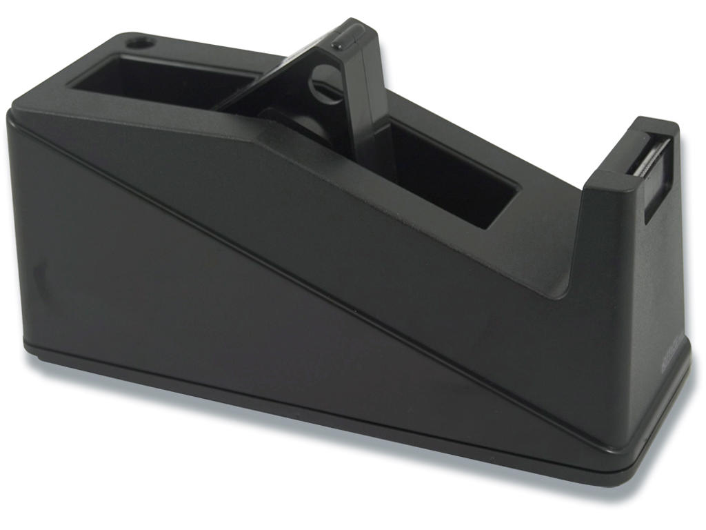 Tapedispenser, Bordmodel, 25 mm x 33 m og 66 m taperuller, Sort, BNT Office 