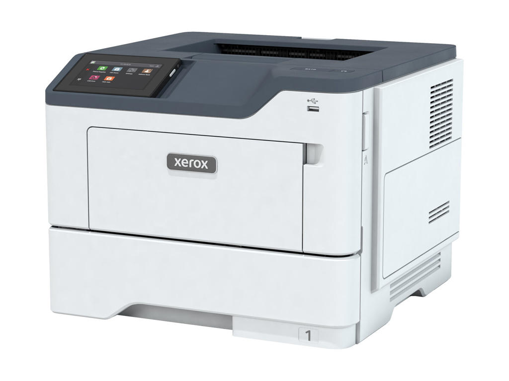 Xerox B410, A4-format, 47 sider/min, trådløs dupleksprinter, PS3 PCL5e/6, 2 magasiner, i alt 650 ark