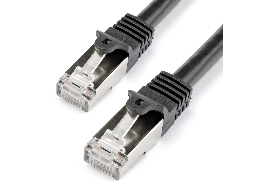 StarTech.com N6SPAT1MBK netværkskabel Sort 1 m Cat6 SF/UTP (S-FTP)
