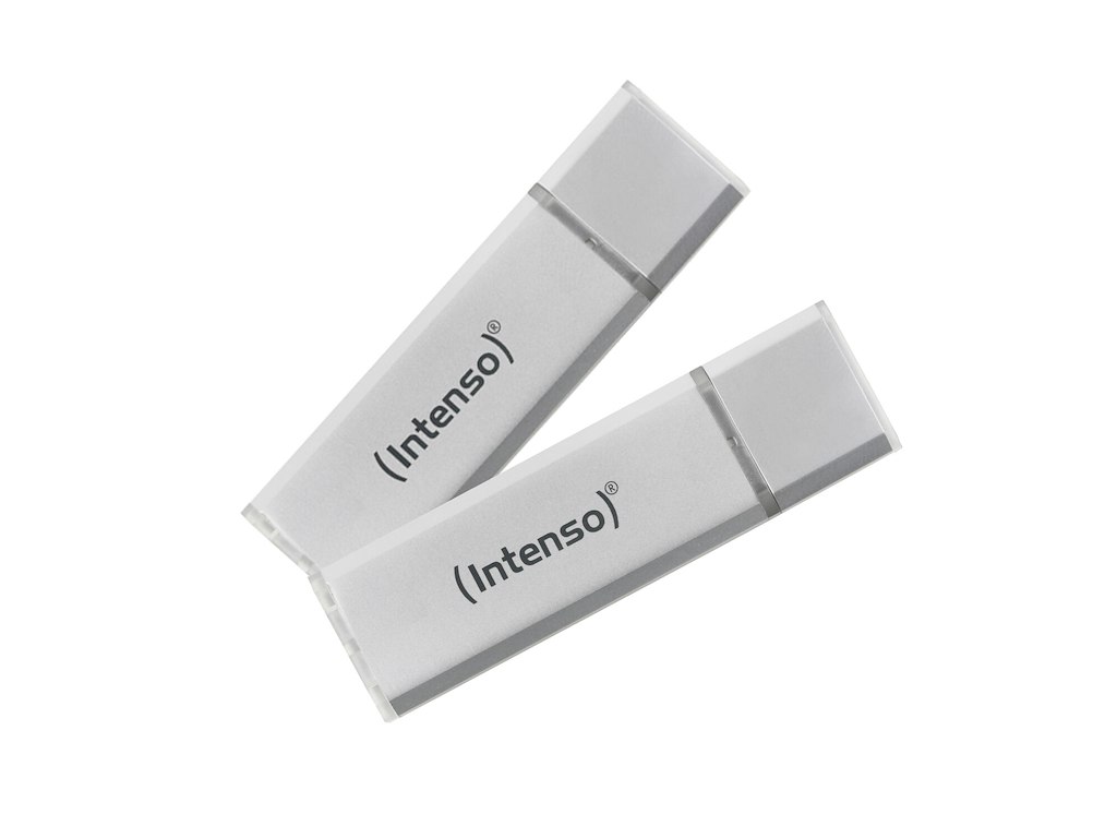 Intenso Ultra Line 2 x 64GB USB-nøgle USB Type-A 3.2 Gen 1 (3.1 Gen 1) Sølv