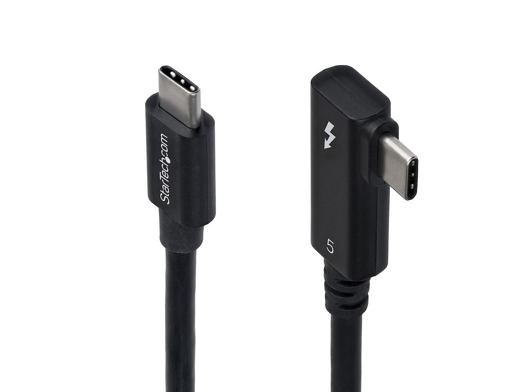 StarTech.com TBLT5MM80CM240WRA Thunderbolt kabel 0,8 m 80 Gbit/sek. Sort