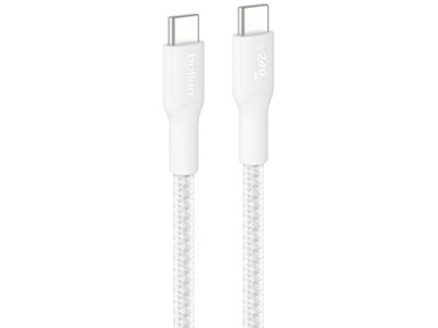 Belkin BoostCharge Pro USB-kabel USB 2.0 3 m USB C 0,48 Gbit/sek. 240 W Hvid