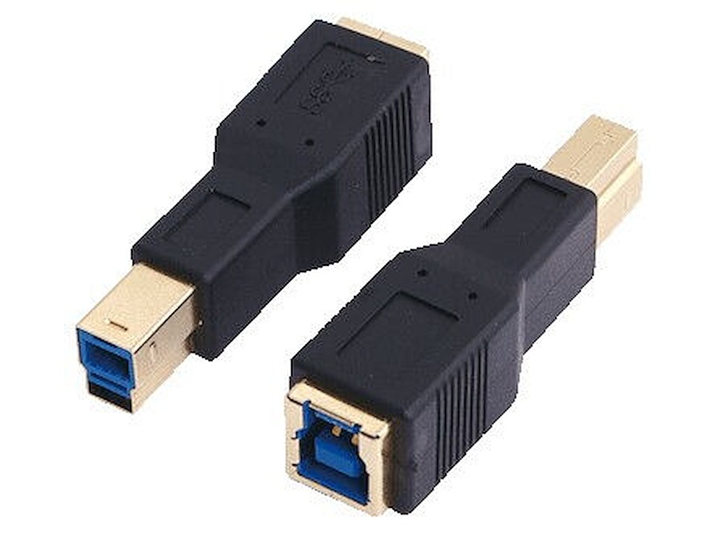LogiLink USB Adapter USB B Sort