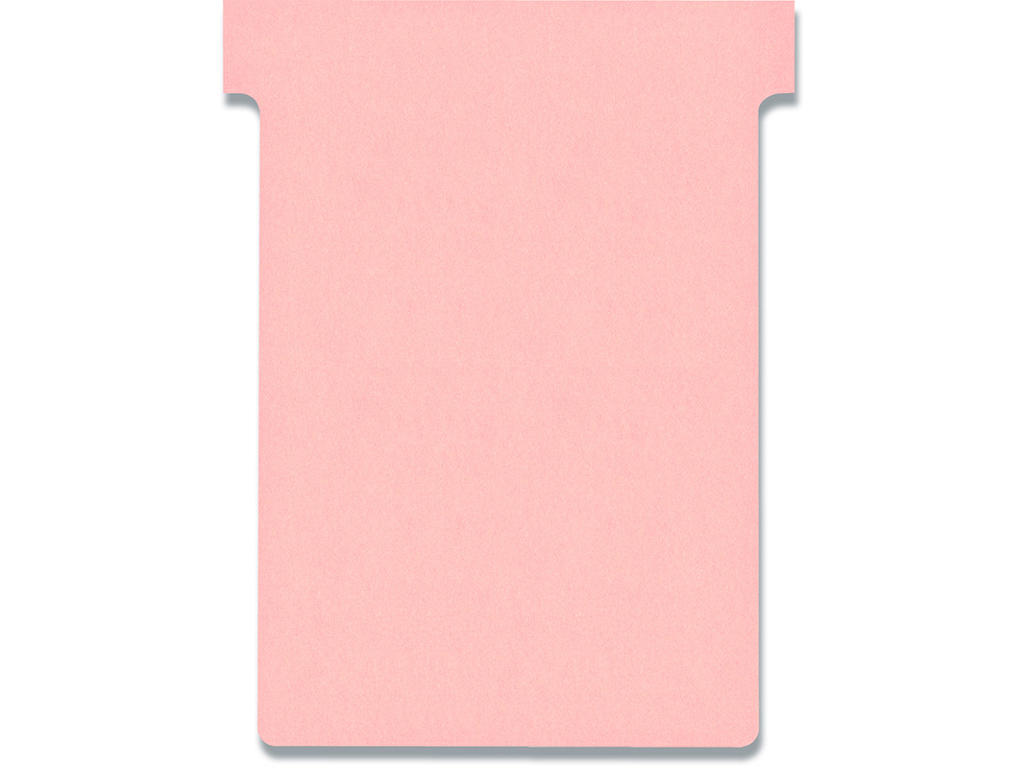 Tavlekort, Pink, T-kort størrelse 3, 100 stk, Nobo T-Card 