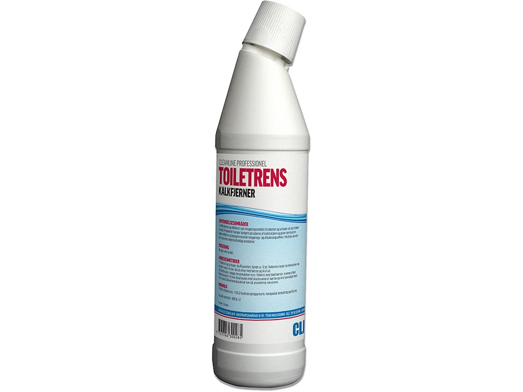 Toiletrens, Kalkfjerner, Med parfume, 750 ml, Cleanline 