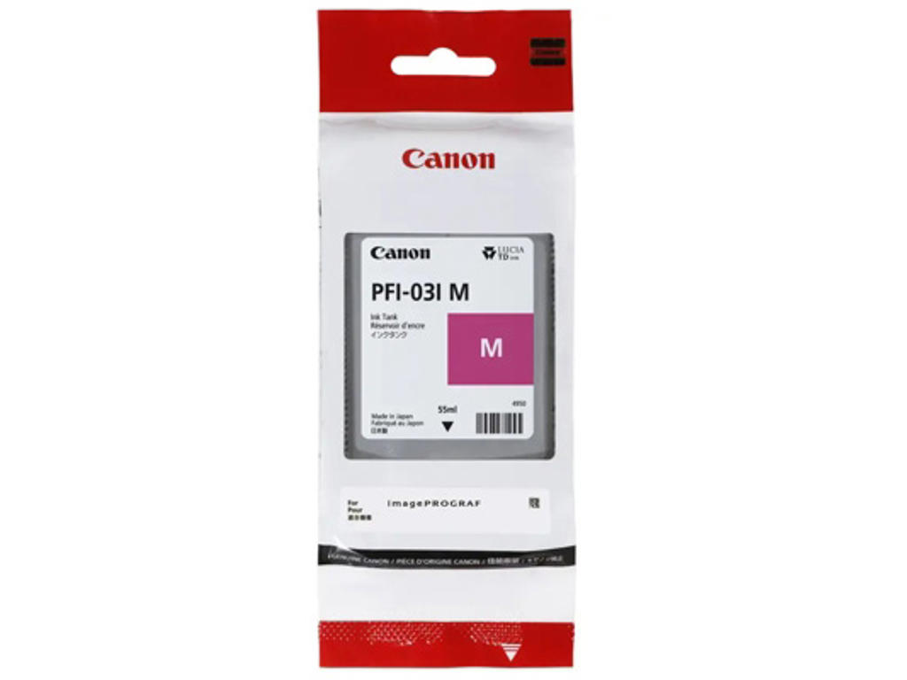 Blækpatron, 1 stk, Magenta-rød, 55 ml, Canon PFI-031M