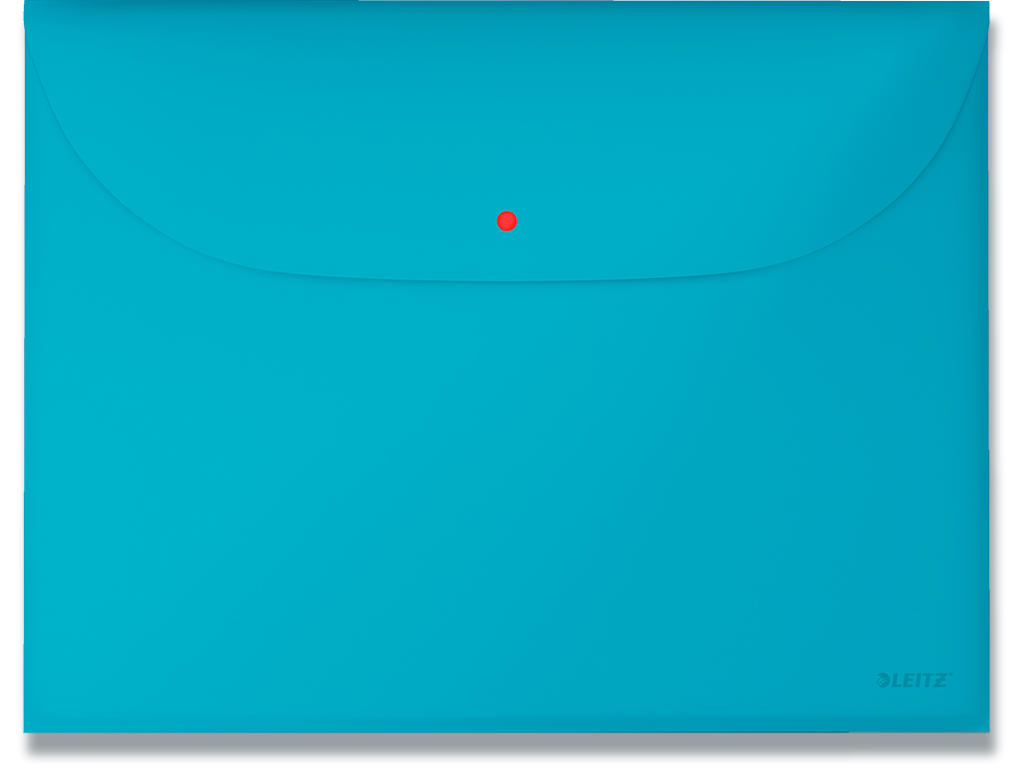 Kuvertmappe, 50 ark, Rolig blå, Med 2 lommer, Leitz Cosy 