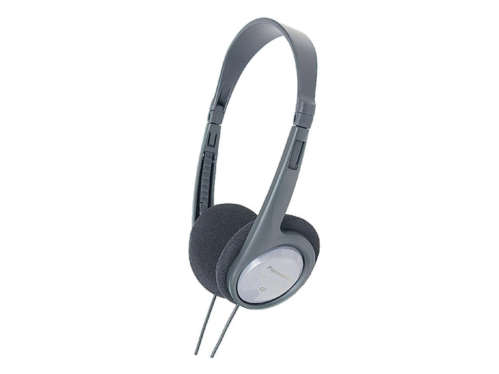 Panasonic RP-HT090 Hovedtelefoner Ledningsført Headset Musik Sort, Grå