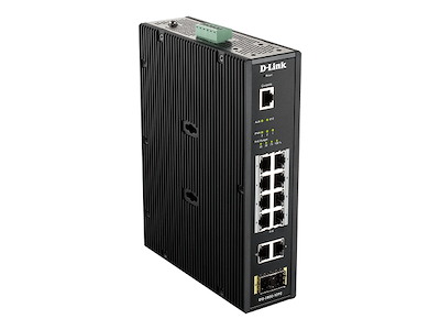 D-Link DIS-200G-12PS netværksswitch Administreret L2 Gigabit Ethernet (10/100/1000) Strøm over Ethernet (PoE) Sort