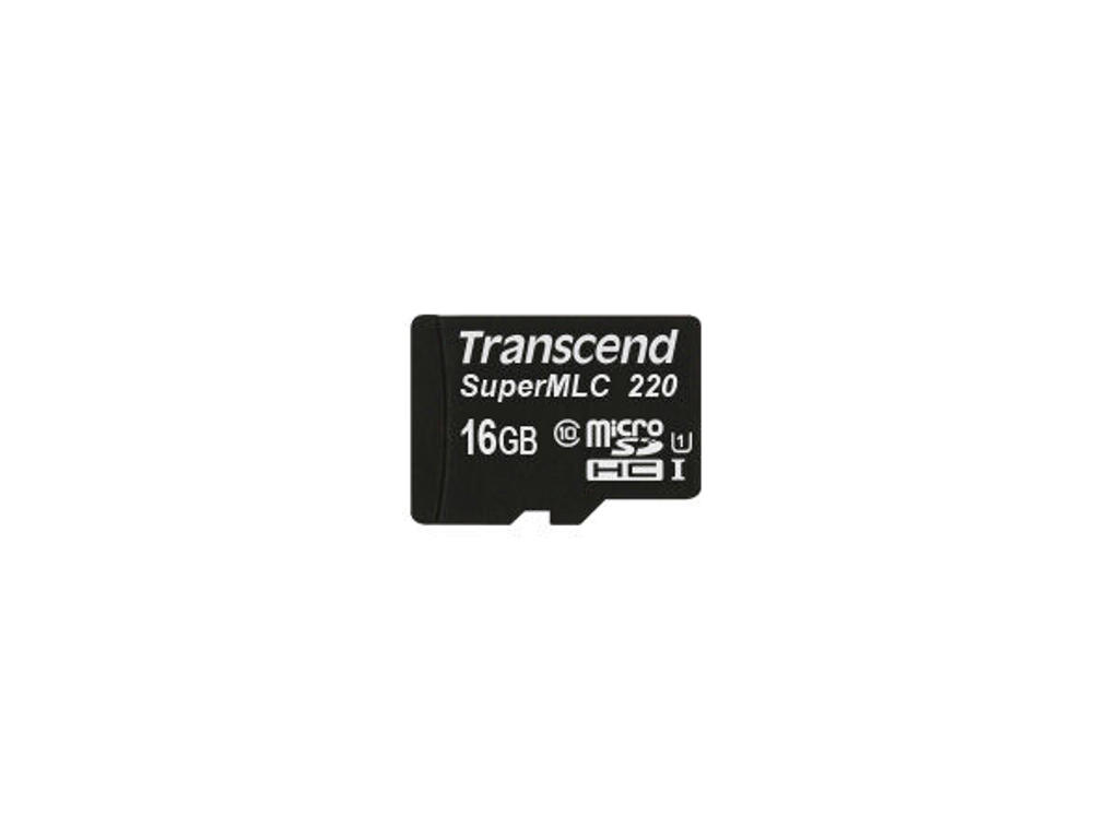 Transcend TS16GUSD220I hukommelseskort 16 GB MicroSDHC MLC Klasse 1