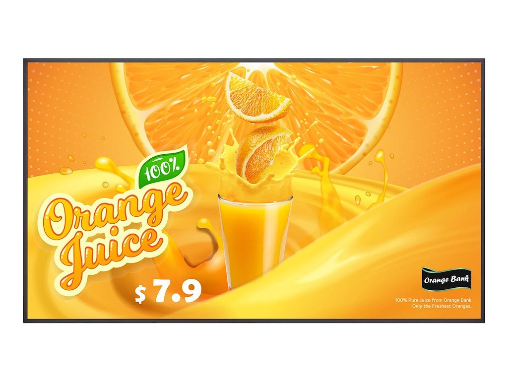 LG 43UH5Q-E Digital fladpaneldisplay 109,2 cm (43") LCD Wi-Fi 500 cd/m² 4K Ultra HD Sort WebOS 24/7