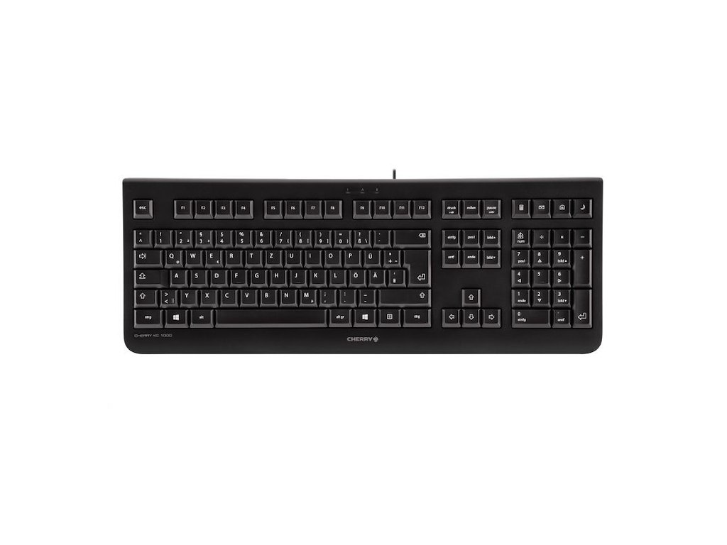 CHERRY KC 1000 tastatur Universel USB Tjekkisk Sort