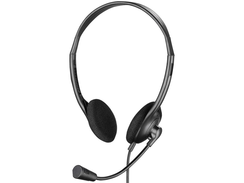 Sandberg 825-30 hovedtelefoner/headset Ledningsført Kontor/Callcenter Sort